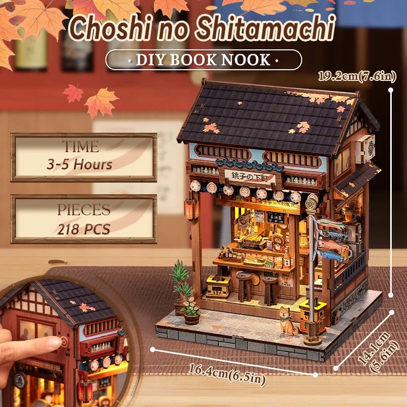 Old Town Choshi – DIY book nook kit, HiNooki (image 2)