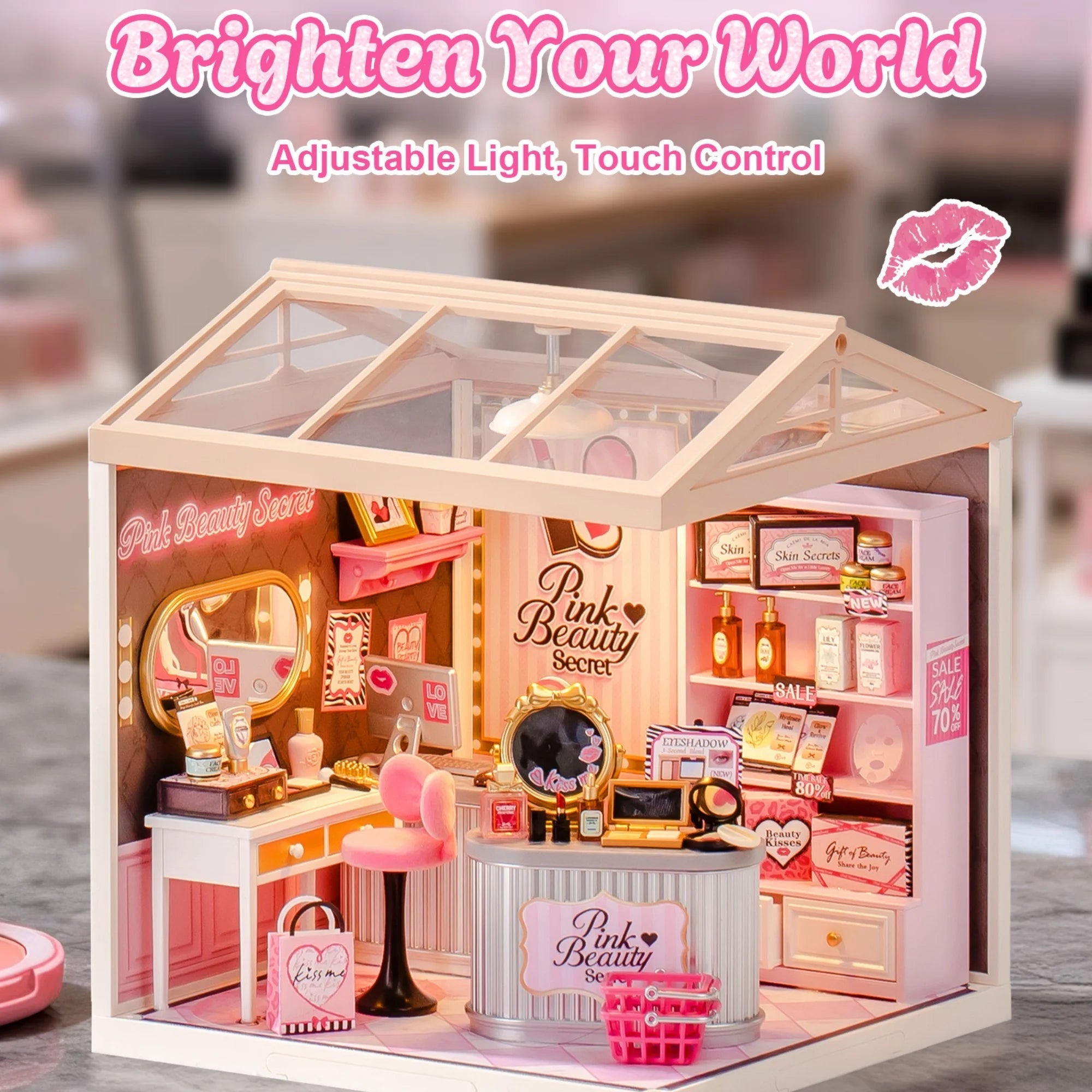 Pink Beauty Secret – DIY miniature kit, HiNooki (image 9)