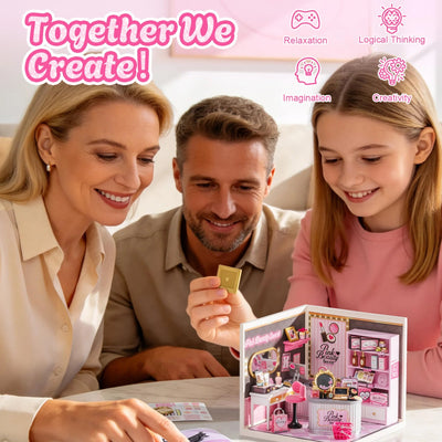 Pink Beauty Secret – DIY miniature kit, HiNooki (image 8)