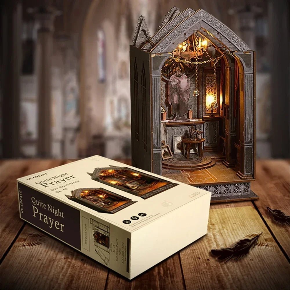 Quiet Night Prayer – DIY book nook kit, HiNooki (image 6)