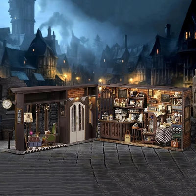 Retro Magic Coffee Shop – DIY miniature house kit, HiNooki (image 5)