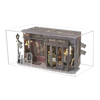 Retro Magic Coffee Shop – DIY miniature house kit, HiNooki (image 7)