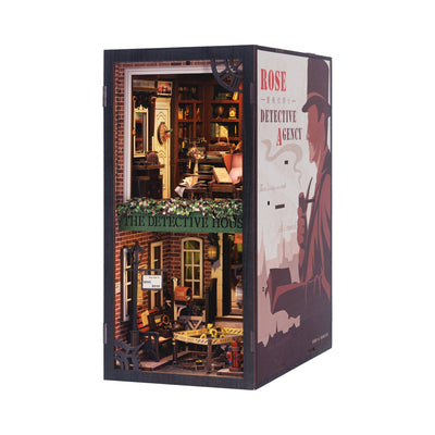 Rose Detective Agency – DIY book nook kit, HiNooki (image 8)