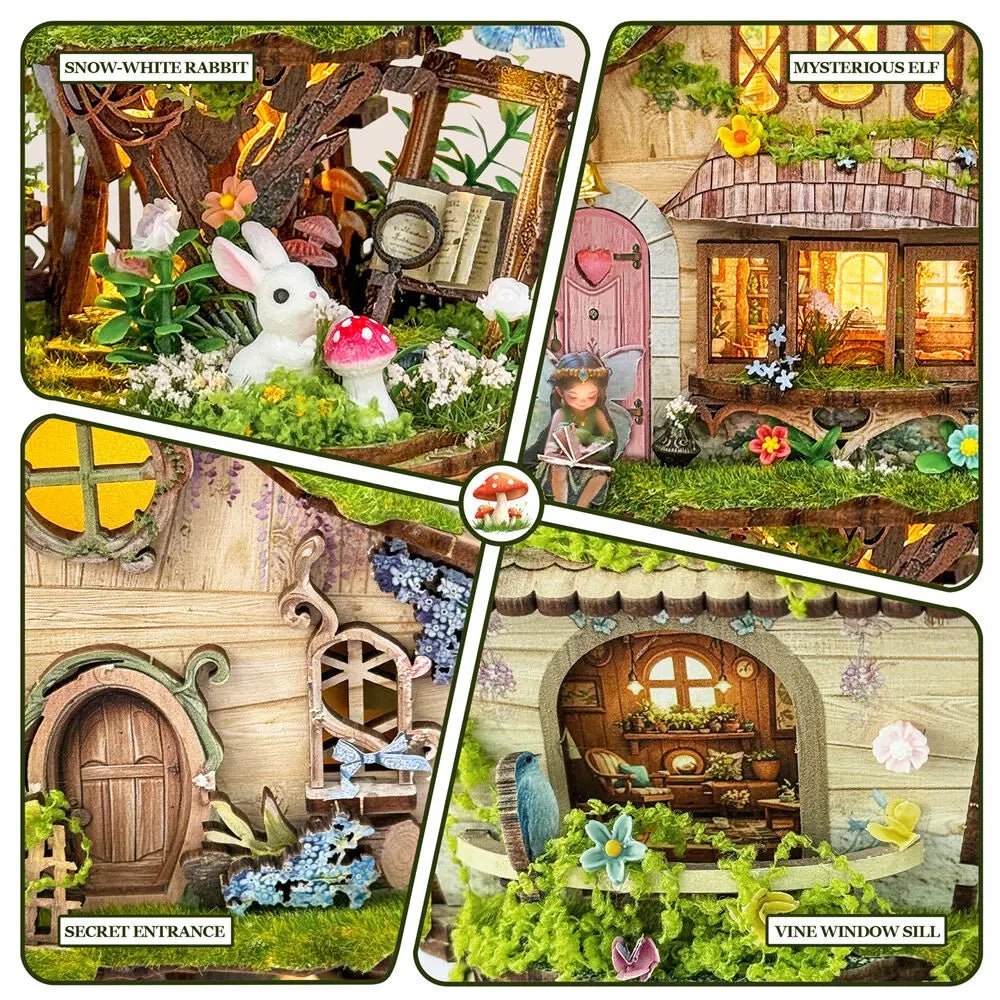 Rowan's Treehouse – DIY book nook kit, HiNooki (image 2)