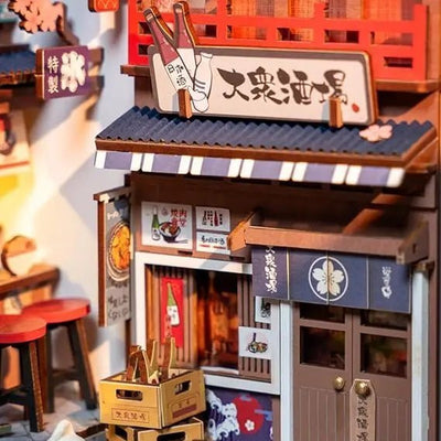 Sakura Izakaya Alley – DIY book nook kit, HiNooki (image 6)