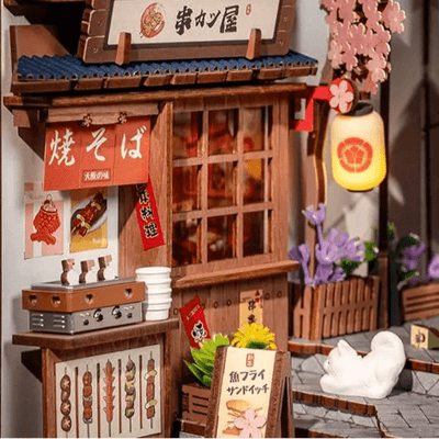 Sakura Izakaya Alley – DIY book nook kit, HiNooki (image 5)