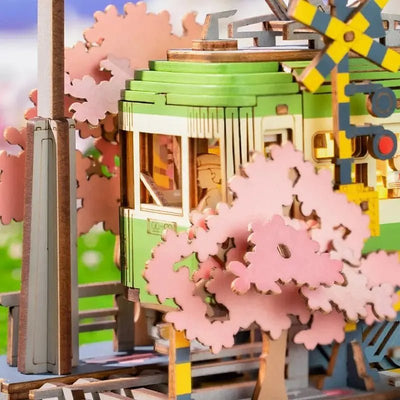 Sakura Journey – 3D wooden puzzle kit, HiNooki (image 7)
