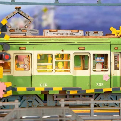 Sakura Journey – 3D wooden puzzle kit, HiNooki (image 6)