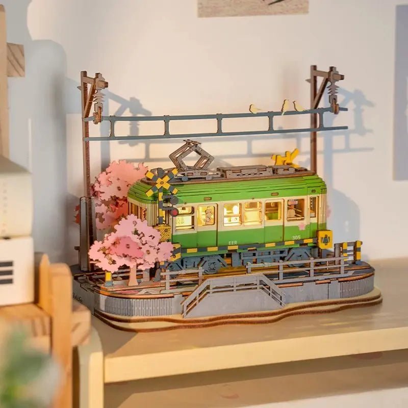 Sakura Journey – 3D wooden puzzle kit, HiNooki (image 3)