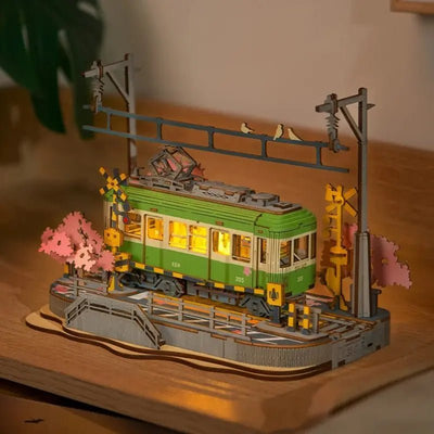 Sakura Journey – 3D wooden puzzle kit, HiNooki (image 2)