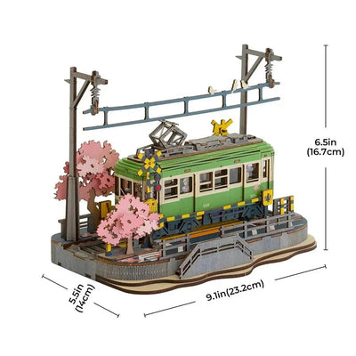 Sakura Journey – 3D wooden puzzle kit, HiNooki (image 10)