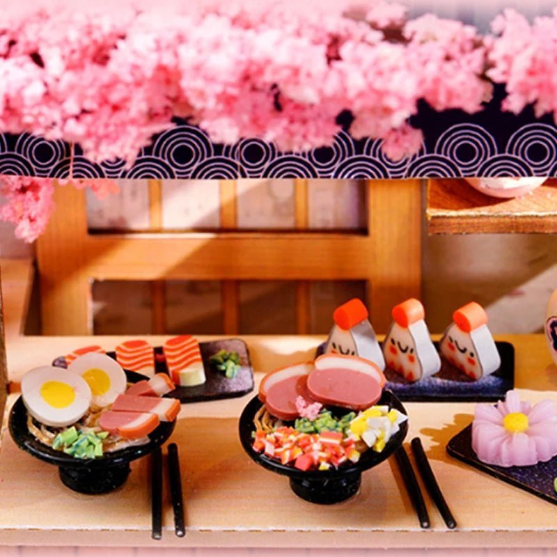 Sakura Noodles Shop – DIY miniature kit, HiNooki (image 2)