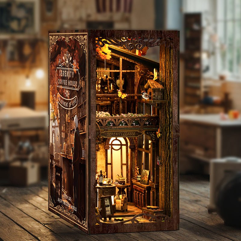 Serenity Coffee House – DIY book nook kit, HiNooki (image 3)