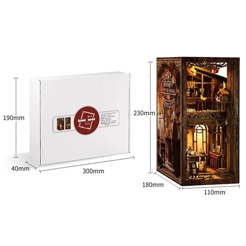 Serenity Coffee House – DIY book nook kit, HiNooki (image 7)