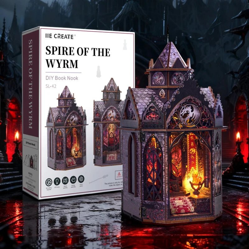 Spire of the Wyrm – DIY book nook kit, HiNooki (image 6)