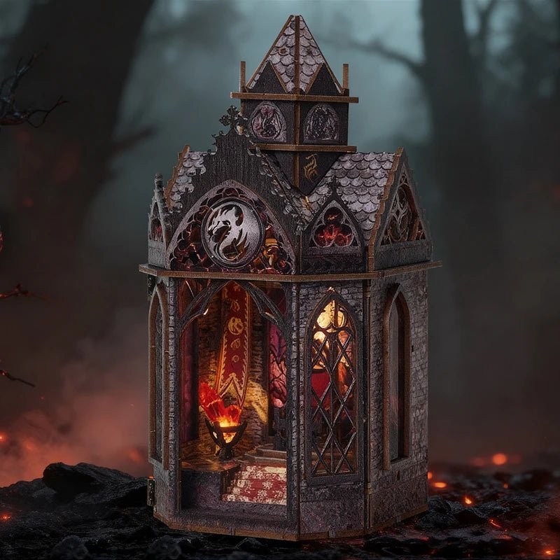 Spire of the Wyrm – DIY book nook kit, HiNooki (image 4)