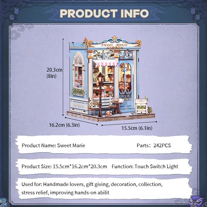 Sweet Marie – DIY book nook kit, HiNooki (image 6)