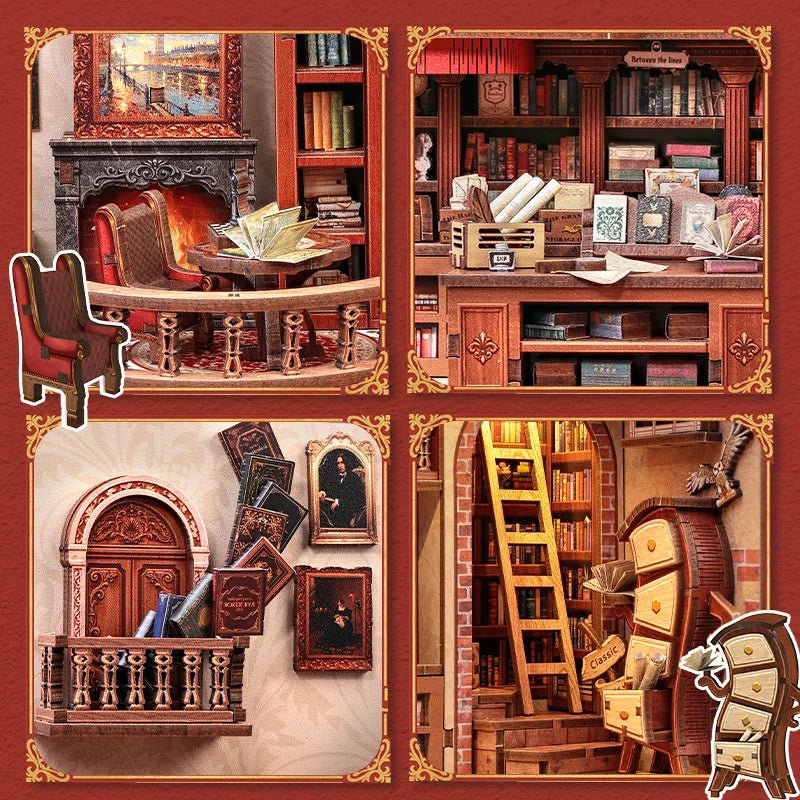Thames Bookstore – DIY book nook kit, HiNooki (image 2)