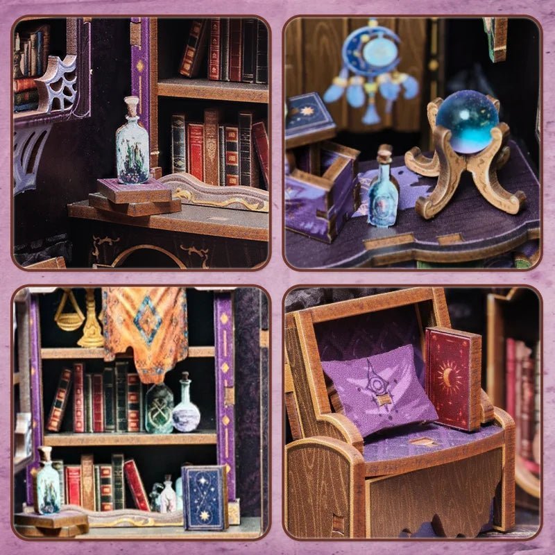 The Astrology Bookshop – DIY book nook kit, HiNooki (image 2)