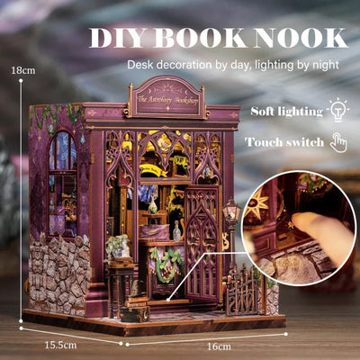 The Astrology Bookshop – DIY book nook kit, HiNooki (image 4)