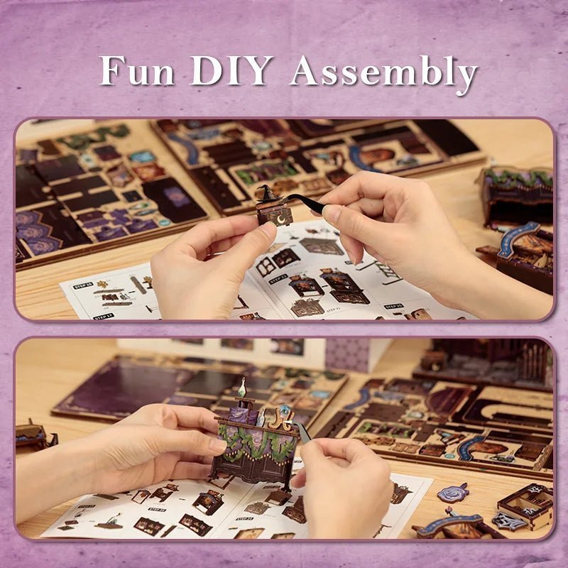 The Astrology Bookshop – DIY book nook kit, HiNooki (image 6)