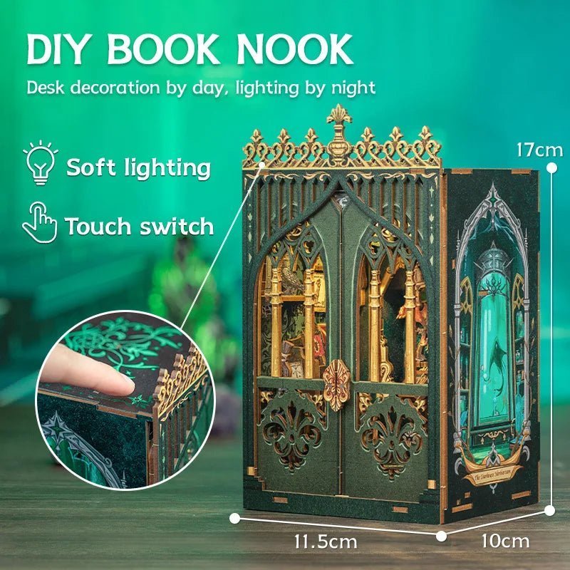 The Darkness Herbarium – DIY book nook kit, HiNooki (image 7)