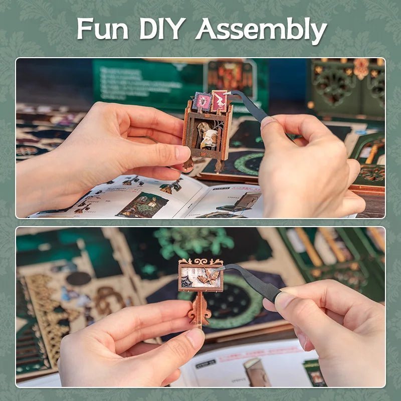 The Darkness Herbarium – DIY book nook kit, HiNooki (image 9)