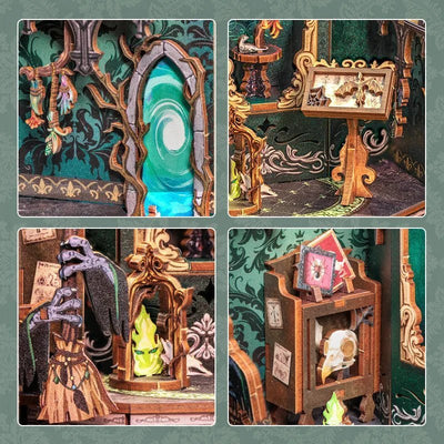 The Darkness Herbarium – DIY book nook kit, HiNooki (image 3)