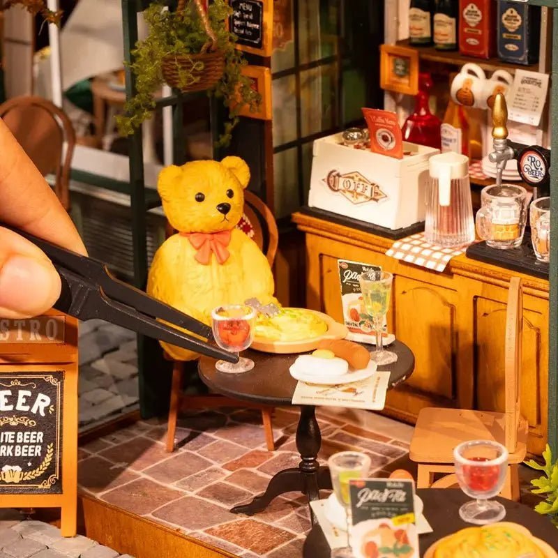 Tipsy Restaurant – DIY miniature house kit, HiNooki (image 2)