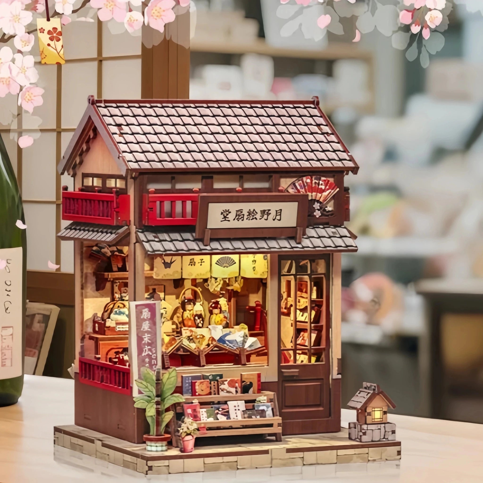 Tsukino Eogi Hall – DIY book nook kit, HiNooki (image 1)
