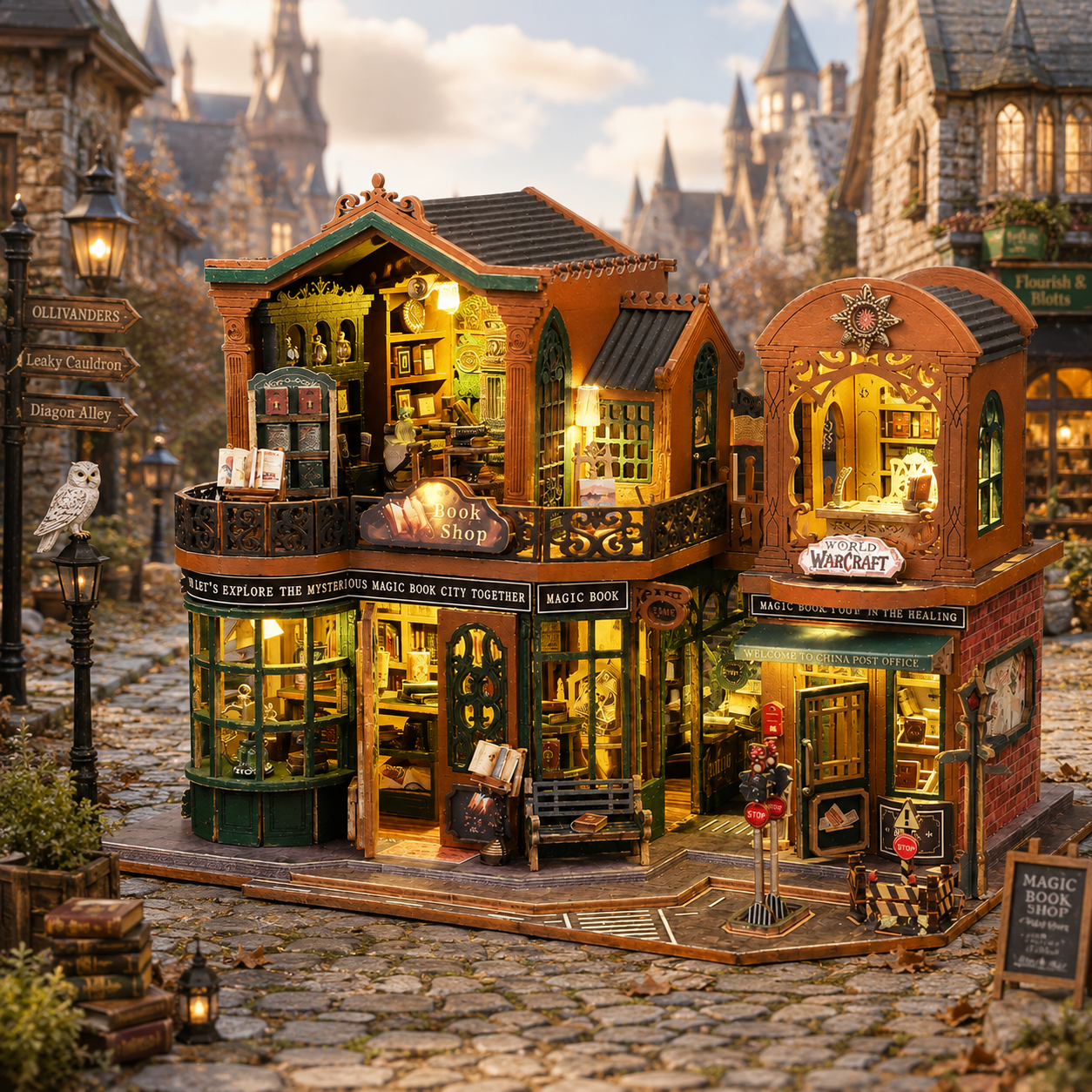 HiNooki - Twilight BookstoreDIY Miniature House