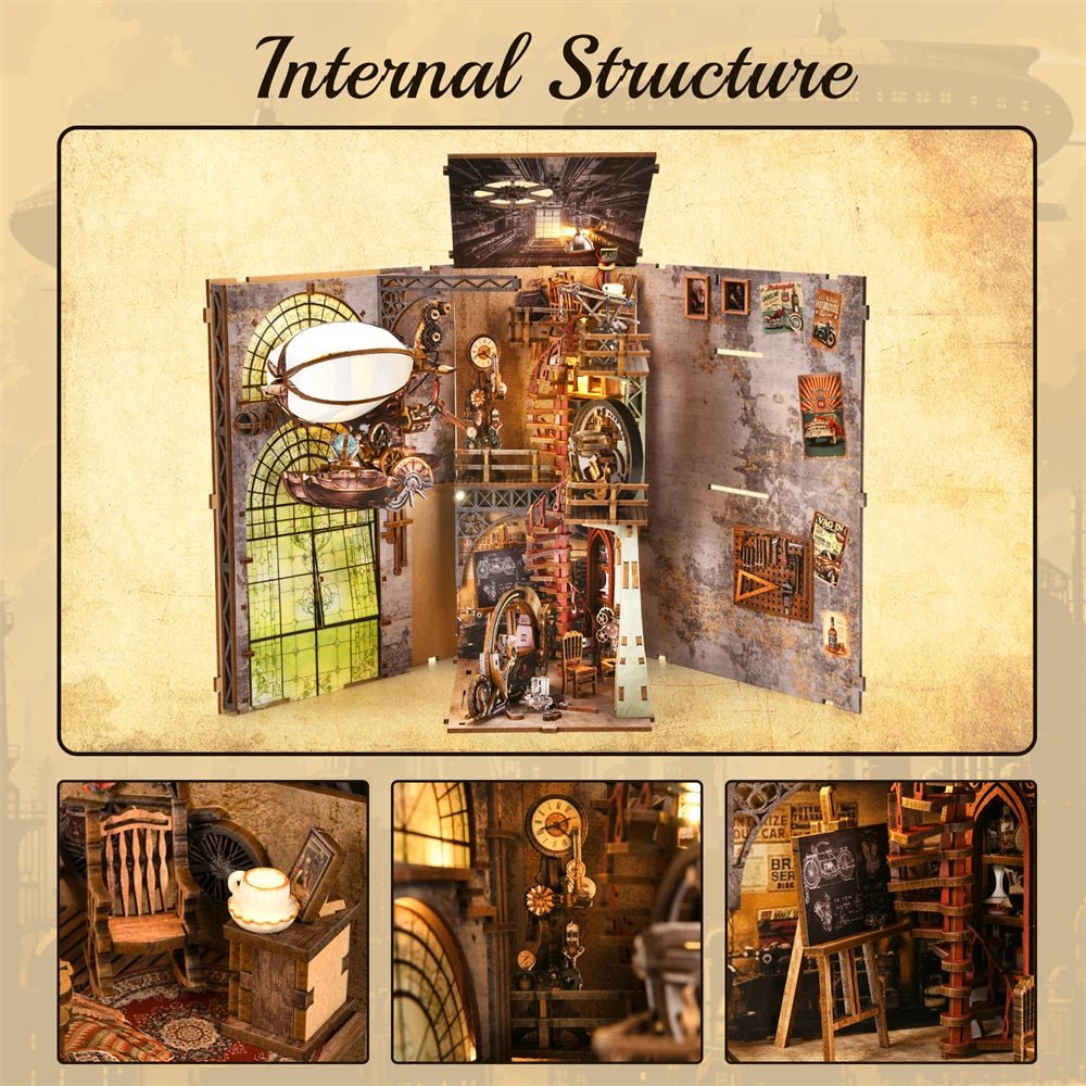 Uncle Peter's Warehouse – DIY book nook kit, HiNooki (image 8)