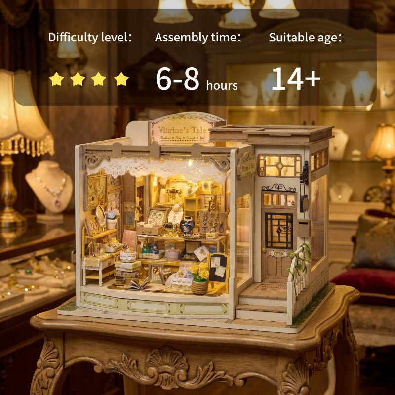 Vitrine's Tale – DIY miniature house kit, HiNooki (image 3)