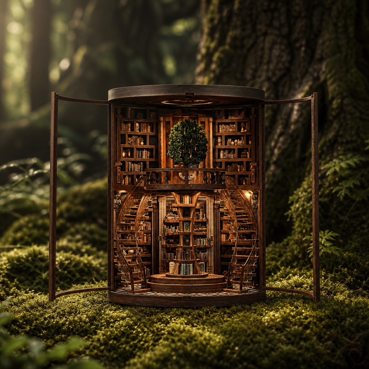 HiNooki - Wisdom Rings LibraryBook Nook