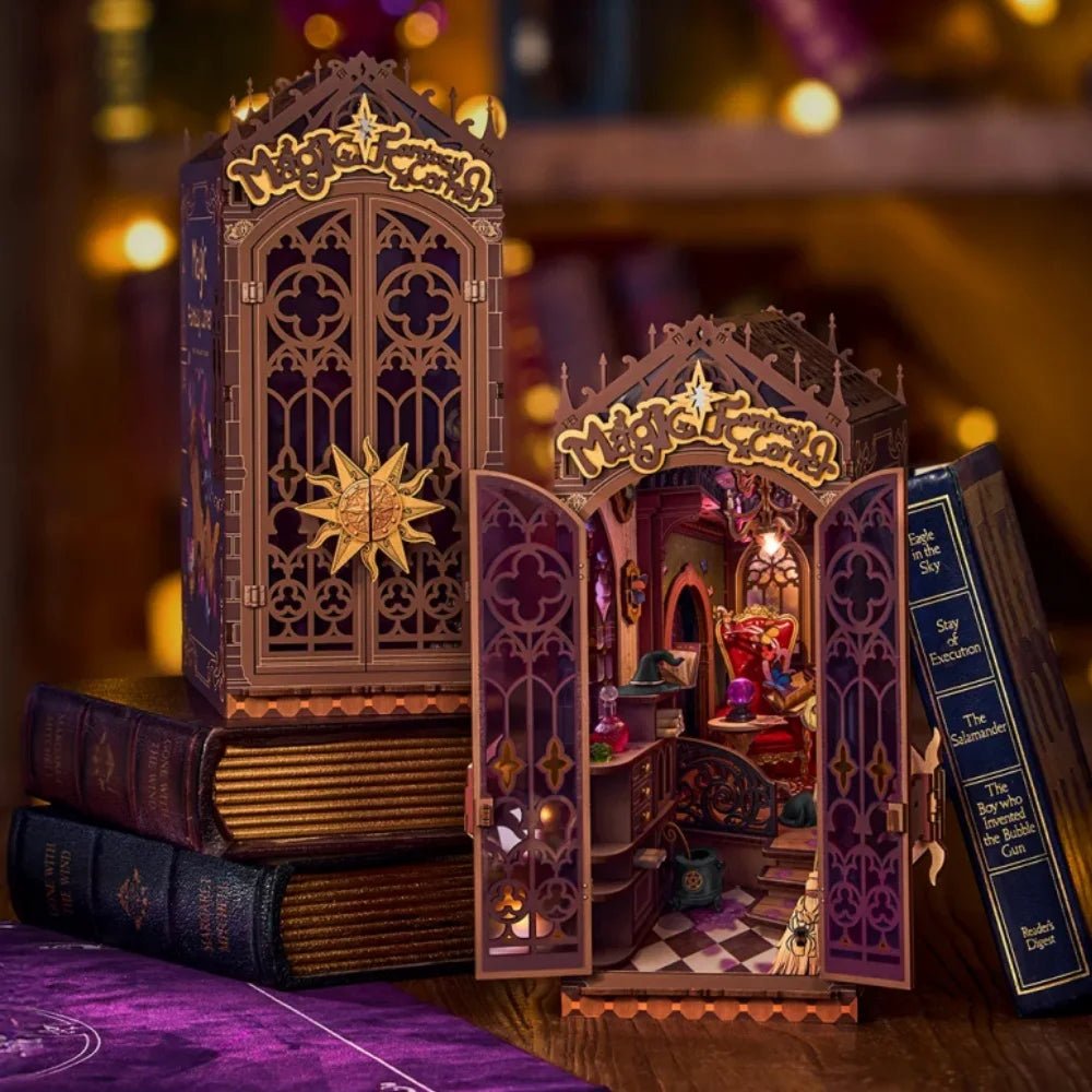 Witch's Fantasy Corner – DIY book nook kit, HiNooki (image 1)
