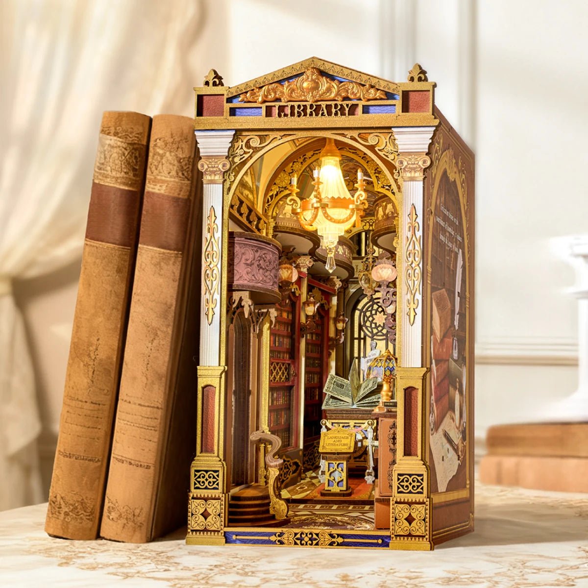 Wonders Library – DIY book nook kit, HiNooki (image 1)
